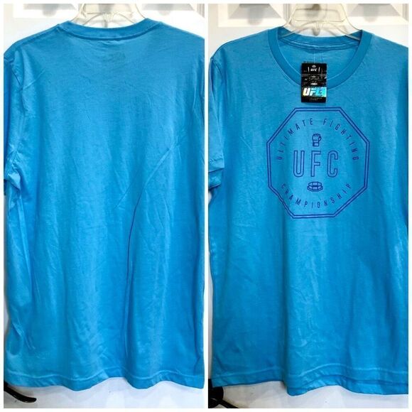 UFC - NWT - M Sz L Officially Licensed "Simple Octagon" Tee + FREE UFC Store Tee - Picture 14 of 16